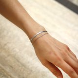 Double Snake Chain Bracelet - cyclicalind