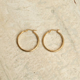 Snake Texture Hoop Earrings