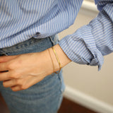 Double Snake Chain Bracelet - cyclicalind