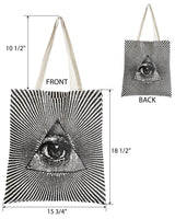 Prism Eye Eco Canvas Tote Bag