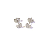 Sparkle Heart Studs
