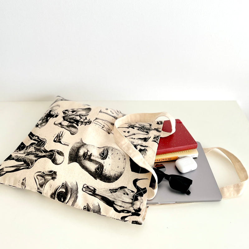 Anatomy Skeleton Eco Canvas Tote Bag