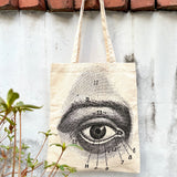 Eye Anatomy Eco Canvas Tote Bag