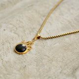 Fire w/ Black Onyx Necklace