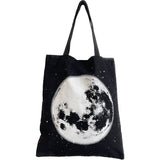 Moon Eco Canvas Tote Bag