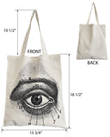 Eye Anatomy Eco Canvas Tote Bag