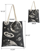 Space Eco Canvas Tote Bag