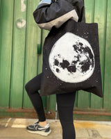 Moon Eco Canvas Tote Bag