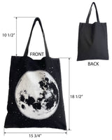 Moon Eco Canvas Tote Bag