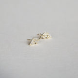 Sparkle Leaf Studs