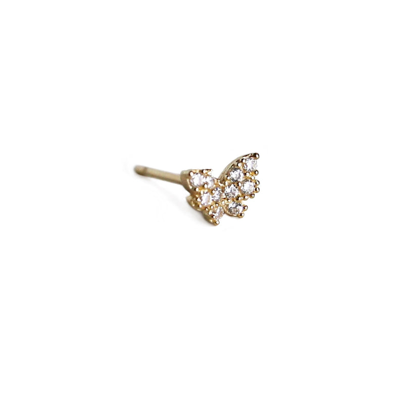 Butterfly Stud | 14K Gold