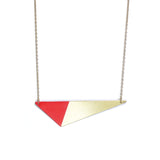 Triangle Colorblock Necklace