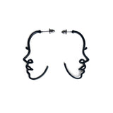 Face Silhouette Earrings