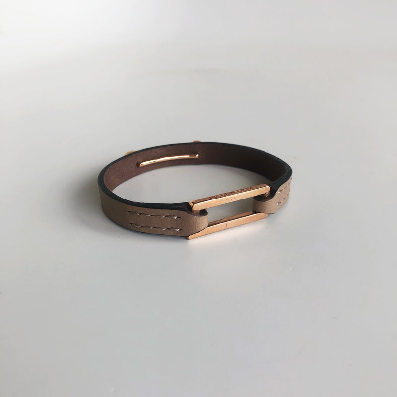 Rectangle Leather Bracelet