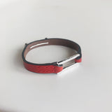 Rectangle Leather Bracelet