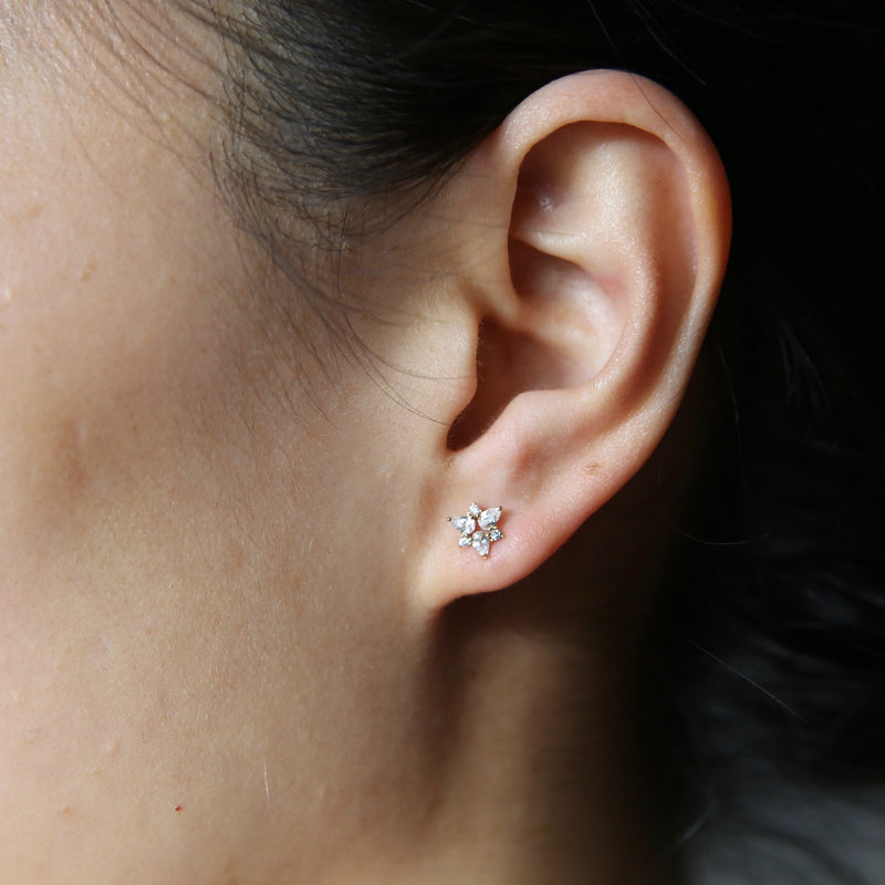 Flower Stud | 14K Gold