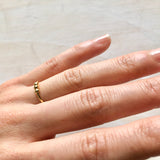 Three balls Band Ring